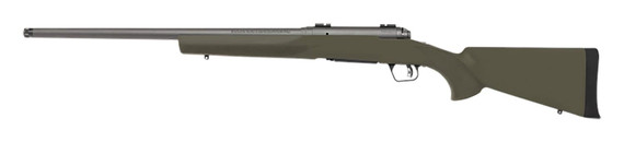 Savage 58037 110 Trail Hunter 270 Win 4+1 22 Tungsten Gray Cerakote Threaded Barrel, Tungsten Gray Cerakote Drilled & Tapped Carbon Steel Receiver, Hogue OverMolded OD Green Synthetic Stock, Right Hand, Rifle