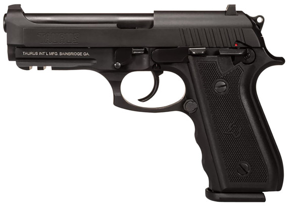 Taurus 1-917C41 917C Full Size Frame 9mm Luger 18+1 4.30 Matte Black Steel Barrel, Serrated Steel Slide, Black Anodized Aluminum Frame w/Beavertail & Pic Rail, Black Target Grip, Ambi, Pistol