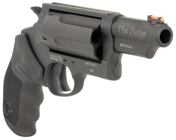 Taurus 2-4410P31MAG Judge T.O.R.O Magnum Compact Frame 45 Colt (Long Colt)/410 Gauge 5 3 Matte Black Oxide Steel Barrel, Cylinder & Frame, Black Rubber Grip, Transfer Bar Safety, Exposed Hammer, Revolver