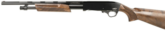 TriStar 23144 Cobra III Field Youth 410 Gauge Pump 3 in 5+1, 18.50 in Black Chrome Lined Vent Rib Barrel, Black Steel Receiver, Walnut Wood Stock, Shotgun