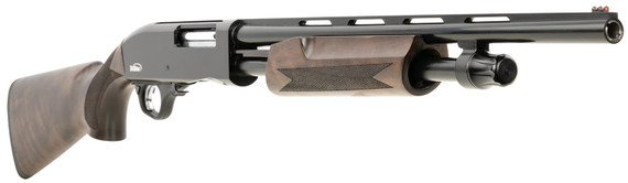 TriStar 23144 Cobra III Field Youth 410 Gauge Pump 3 in 5+1, 18.50 in Black Chrome Lined Vent Rib Barrel, Black Steel Receiver, Walnut Wood Stock, Shotgun
