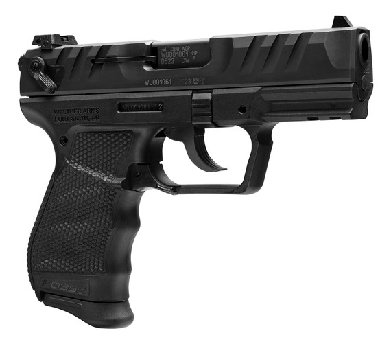 Walther 5050508 PD380 Carry Frame 380 ACP 9+1 3.70 Black Stainless Steel Barrel, Black Serrated Steel Slide, Black Poly Frame w/Pic Rail, Textured Wraparound Grip, Pistol