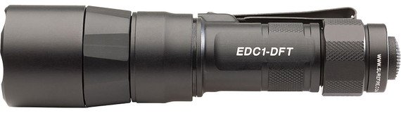 SureFire EDC1DFTBK Everyday Carry Series Black Anodized 25/350/650 Lumens White LED