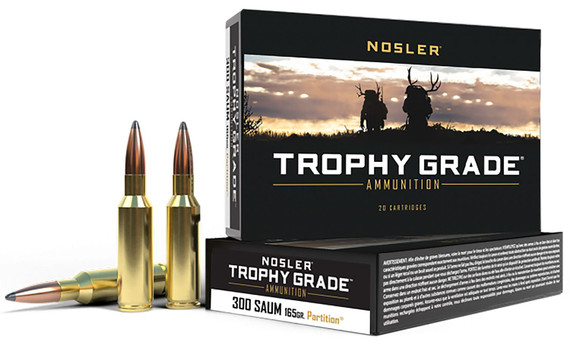 Nosler 300 Remington SAUM Rifle Ammunition 60061