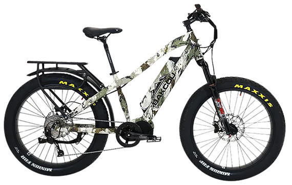 Bakcou E-bikes BMKCB25 Mule Kings XK7 18 w/Stand Over Height of 29.50 Frame, Shimano Alivio Hill-Climbing 9 Speed Bafang M620 Ultra Motor, 35+ mph Speed, Electric Bike