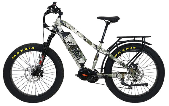 Bakcou E-bikes BMKCB25 Mule Kings XK7 18 w/Stand Over Height of 29.50 Frame, Shimano Alivio Hill-Climbing 9 Speed Bafang M620 Ultra Motor, 35+ mph Speed, Electric Bike