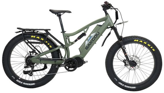 Bakcou E-bikes BS17GB25 Storm 25 Medium Matte Black 17 w/Stand Over Height of 30.50 Frame, Sram 9sp, 40t Front & Sram 11-34t Rear Cassette Bafang M620 Ultra Motor, Electric Bike
