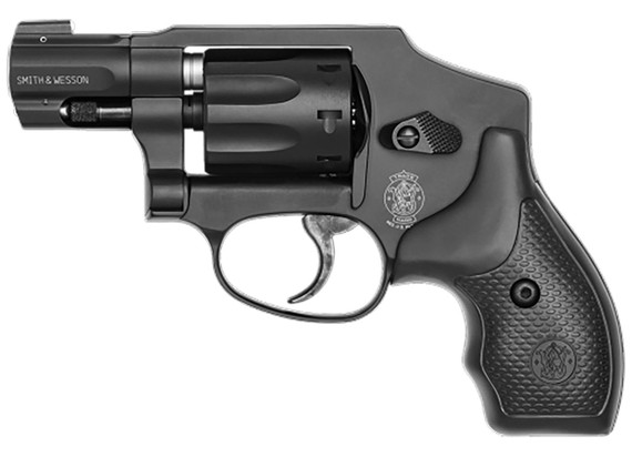Smith & Wesson 103043 Model 43 Classic 22 LR 8 Shot 1.88 in Black Stainless Steel Barrel, Black Aluminum Cylinder & J-Frame, Snag-free Internal Hammer, No Lock , Revolver