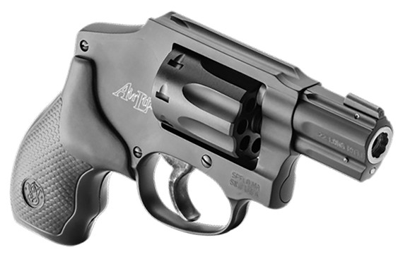 Smith & Wesson 103043 Model 43 Classic 22 LR 8 Shot 1.88 in Black Stainless Steel Barrel, Black Aluminum Cylinder & J-Frame, Snag-free Internal Hammer, No Lock , Revolver