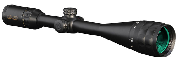Konus 7274 KonusPro-Plus Long Range Matte Black 6-24x50mm AO 1 in Tube Dual Illuminated (Blue/Red) Engraved Crosshair w/Dot Reticle,, Rifle Scope