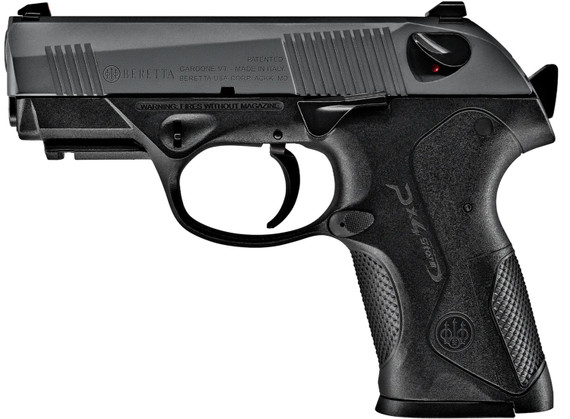 Beretta JXC9G15CC2 PX4 G Compact Carry9mm Luger 15+1 3.20 Black Inox Heavy Contour Rotating Barrel, Black Bruniton Serrated Steel Slide, Black Poly Frame w/Pic Rail, Pistol