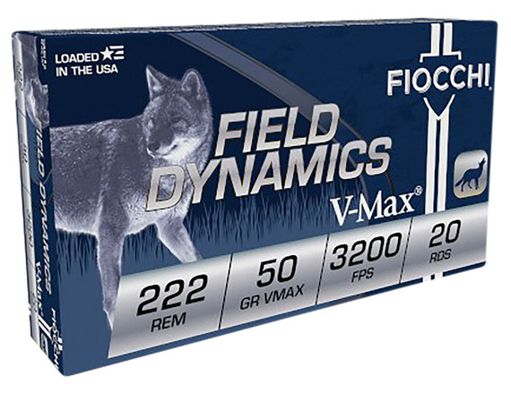 Fiocchi 222 Remington Rifle Ammunition 222HVA