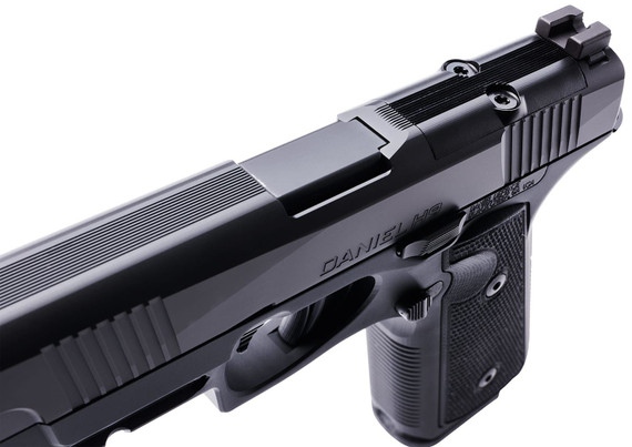 Daniel Defense 5017910084006 DDH9 Compact 9mm Luger 15+1 4.28 Black Steel Barrel, Black DLC Optic Ready/Serrated Steel Slide, Black Anodized Aluminum Frame w/Beavertail & Pic Rail, Ambi, Pistol