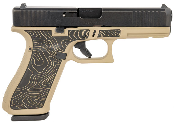 Glock PA175S204EXPCT G17 Gen5 Full Size Frame 9mm Luger 17+1 4.49 Black GMB Barrel Serrated Steel Slide Poly Frame w/Pic Rail Ambi, Pistol