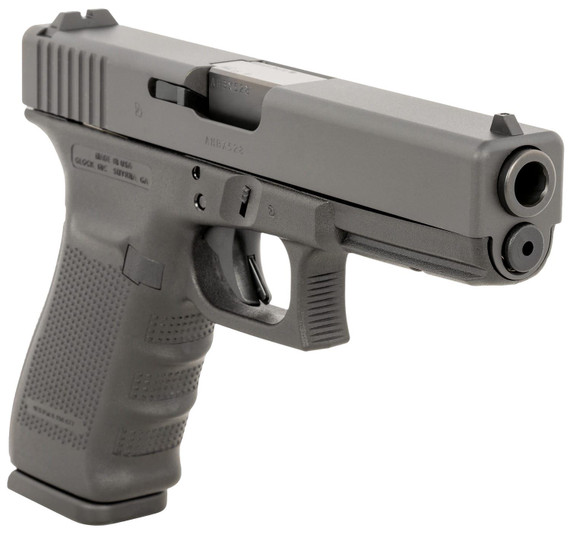Glock UG2050201 G20 Gen4 Full Size 10mm Auto 10+1, 4.61 Black Steel Barrel, Matte Black Serrated Steel Slide, Black Poly Frame w/Pic Rail, Black Finger Grooved w/Interchangeable Backstrap Grip, Ambi, USA Made, Pistol