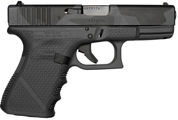Weapon Works G19 Gen3 Compact Frame 9mm Luger 15+1 4.02 Black Steel Barrel, Urban Dazzle Grey w/Mesh Stippling Serrated Steel Slide & Poly Frame w/Pic Rail, USA Made, Pistol