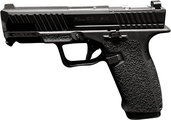 Live Free Armory LFF991011 Falcon 9X 9mm Luger 17+1 4.02 Black Nitride Steel Barrel, Elite Black Cerakote Optic Cut/Serrated Stainless Steel Slide & Cerakote Poly Frame w/Beavertail & Pic Rail Textured Grip, Pistol
