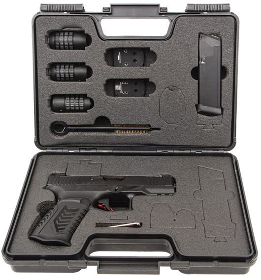 Rock Island 10LDY9 DY9 9mm Luger 10+1 3.86 in Black Steel Barrel, Black Melonite Optic Cut/Serrated Steel Slide, Black Polymer Frame w/Picatinny Rail, Black Interchangeable Backstrap Grip, Pistol