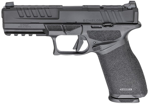 Springfield Armory EC9459BU15 Echelon Medium Frame 9mm Luger 15+1 4.50 Black Melonite Steel Barrel & Optic Ready/Serrated Steel Slide, Black Poly Frame w/Pic Rail, Textured Grip, Pistol