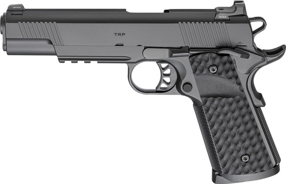 Springfield Armory PC9125LR 1911 TRP 45 ACP 8+1 5 Black Match Grade Barrel, Black Cerakote Serrated Carbon Steel Slide & Frame w/Pic Rail & Beavertail, VZ Hydra G10 Grip, Pistol