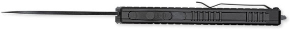 CobraTec Knives Mamba Large Plain Black TiCN D2 Steel Blade/4.75 Black Textured Aluminum Handle, Knife
