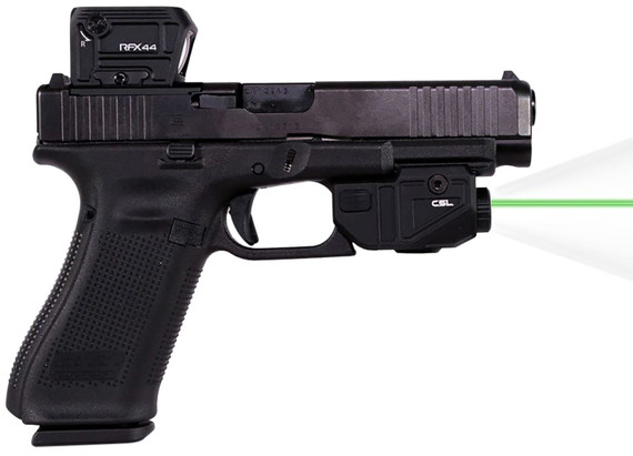 Viridian 9300041 C5L for Glock with SAFECharge C Series Black 580 Lumens White LED/Green Laser