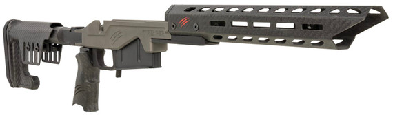 Fierce LACHSTU Chassis Kit Tungsten Gray Fits AR-15 Long Action, Stock