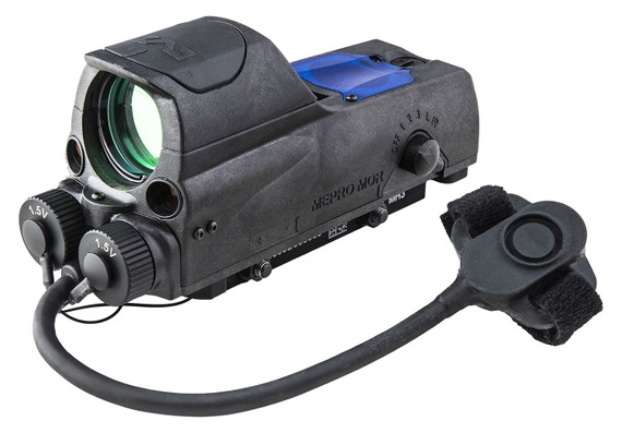 Meprolight USA 0687753 MOR PRO Black 1 x 30 mm 4.3 MOA Dot Red & IR Laser