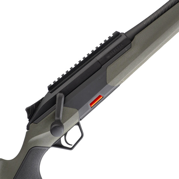 Beretta JBRX1W33124 BRX1 Carbon 300 Win Mag 5+1 24 Carbon Fiber Wrapped Steel Threaded Barrel, Black Pic Rail Receiver, Fixed Negative Comb w/Adj LOP OD Green Synthetic Stock, Rifle