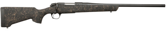 Bergara B14S901 B-14 Stoke Compact 308 Win 4+1 20 Graphite Black Cerakote Contour Threaded Barrel, Graphite Black Cerakote Drilled & Tapped Stainless Steel Receiver, Fixed Sporter w/SoftTouch Black Webbed Tan Synthetic Stock, Rifle