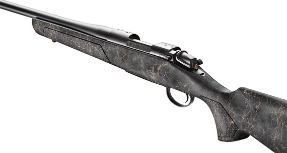 Bergara B14S907 B-14 Stoke Compact 7mm-08 Rem 4+1 20 Graphite Black Cerakote Contour Threaded Barrel, Graphite Black Cerakote Stainless Steel Receivern Fixed Sporter w/SoftTouch Black Webbed Tan Synthetic Stock, Rifle