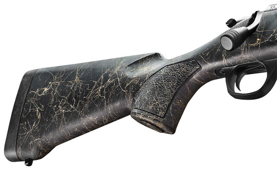 Bergara B14SM909 B-14 Stoke Compact 6.5 PRC 3+1 20 Graphite Black Cerakote Contour Threaded Barrel, Graphite Black Cerakote Drilled & Tapped Stainless Steel Receiver, Fixed Sporter Soft Touch Black Webbed Tan Synthetic Stock, Rifle