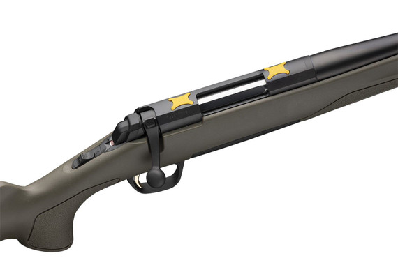 Browning 035597294 X-Bolt Hunter 6.5 PRC 3+1 24 Matte Black Threaded Barrel, Matte Blued Drilled & Tapped/X-Lock Mount Steel Receiver, OD Green Fixed Synthetic Stock, Rifle