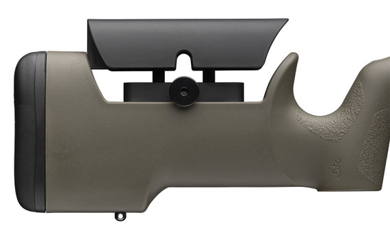 Browning 035598298 X-Bolt Max SPR 7mm PRC 4+1 20 in Matte Blued Threaded Heavy Sporter Barrel, Matte Blued Receiver, Synthetic OD Green Vertical Grip Stock w/Adj Comb, Rifle