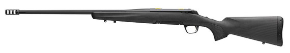 Browning 035602294 X-Bolt Pro Full Size 6.5 PRC 3+1 24 Matte Blued Fluted Sporter SR Barrel, Blued Drilled & Tapped/X-Lock Mount Steel Receiver, Black Fixed Synthetic Stock, Rifle