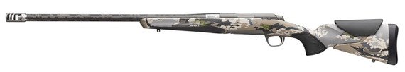 Browning 036034282 X-Bolt 2 Speed SR Full Size 6.5 Creedmoor 4+1 22 Black Heavy, Sporter Threaded Barrel, Tungsten Gray Cerakote Drilled & Tapped/X-Lock Mount Steel Receiver, Vari-Tech w/Adj Comb & LOP Ovix Camo Synthetic Stock, Rifle