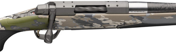 Browning 036034299 X-Bolt 2 Speed SR Full Size 6.8 Western 3+1 24 Black Heavy, Sporter Threaded Barrel, Tungsten Gray Cerakote Drilled & Tapped/X-Lock Mount Steel Receiver, Vari-Tech w/Adj Comb & LOP Ovix Camo Synthetic Stock, Rifle