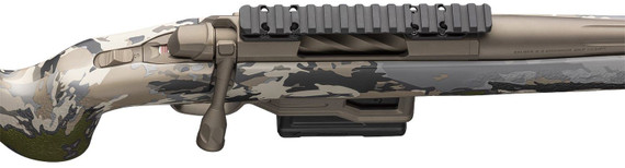 Browning 036036298 X-Bolt 2 Hells Canyon McMillan LR SR 7mm PRC 5+1 24 Smoked Bronze Cerakote Heavy, Sporter Threaded Barrel, Smoked Bronze Cerakote w/Pic Rail Steel Receiver, Ovix Camo Fixed McMillan Game Scout Synthetic Stock, Rifle