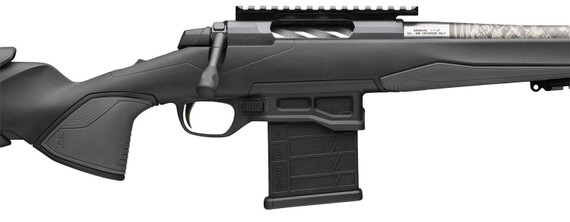 Browning 036038218 X-Bolt Target Competition Lite 308 Win 10+1 24 Black Carbon Fiber Threaded Barrel, Matte Blued Pic Rail Steel Receiver, Vari-Tech w/Adj Comb & LOP Gray OverMolded Synthetic Stock, Rifle