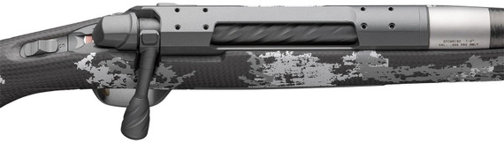 Browning 036039294 X-Bolt 2 Mountain Pro 6.5 PRC 3+1 24 Tungsten Gray Cerakote Heavy, Sporter Threaded Barrel, Drilled & Tapped/X-Lock Mount Steel Receiver, Fixed w/Textured Grip Panels Accent Graphics Carbon Fiber Stock, Rifle