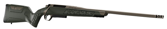 Christensen 8011501000 Evoke Full Size 300 PRC 4+1 22 Burnt Bronze Cerakote #4 Contour Threaded Barrel, Gray w/Bronze Logo Hybrid Hunter w/Pic Rail Synthetic Stock, Rifle