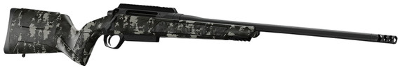Christensen 8011502700 Evoke Hunter Full Size 300 PRC 4+1 22 Black Cerakote #4 Contour Threaded Barrel, Black Cerakote Pic Rail Receiver, Multi-Tone Green Fixed Hybrid Hunter w/Pic Rail Synthetic Stock, Rifle