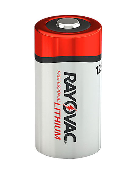 Rayovac RL123A2 123A Lithium Silver/Red 3 Volts 1,500 mAh (2) Single Pack