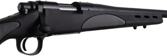Remington R84221 700 SPS Varmint Full Size 22-250 Rem 4+1 26 Matte Black Heavy Threaded Barrel, Drilled & Tapped Steel Receiver, Black Fixed w/Beavertail Forend Synthetic Stock, Rifle