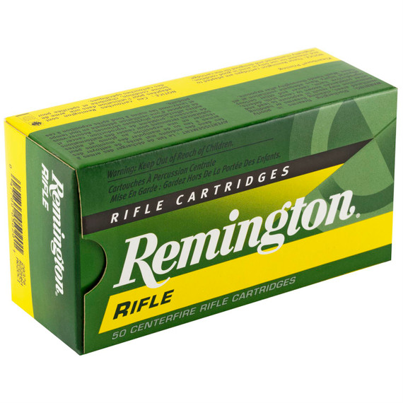 Remington High Performance, 22 Hornet, 45 Grain, Pointed Soft Point, 50 Round Box 28376
