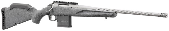 Ruger 46909 American Gen II 223 Rem 10+1, 20 Gun Metal Gray Cerakote Spiral Threaded Barrel, Gun Metal Gray Cerakote Receiver w/Pic Rail, Gray Splatter Adj Synthetic Stock, Rifle