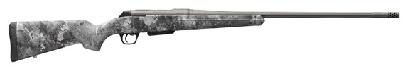 Winchester 535781233 XPR Extreme MB Full Size 300 Win Mag 3+1 26 Tungsten Gray Cerakote Threaded Sporter Barrel & Drilled & Tapped Steel Receiver, TrueTimber Midnight Camo Fixed Synthetic Stock, Left Hand, Rifle