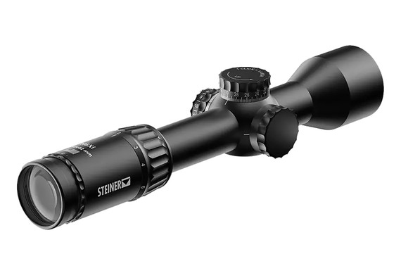 Steiner 8782 H6Xi Black 2-12x42mm 30mm Tube, Illuminated STR-MIL Reticle, Rifle Scope