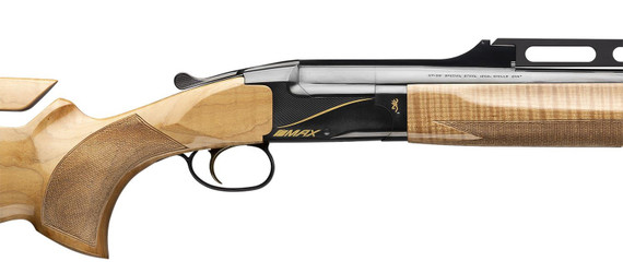 Browning 017092401 BT-99 Max Full Size 12 Gauge Single Shot 2.75 1 Shot 34 Polished Blued Adj Vent Rib Barrel, Blued Steel Receiver, Adj Gloss AAAA Maple Wood Stock, Shotgun