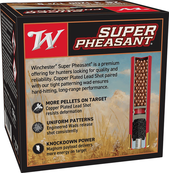 Winchester Ammo X283PH5 Super Pheasant 28Gauge 3 1 1/8oz 5Shot 25 Per Box/10 Case, Shotshell Lead Loads